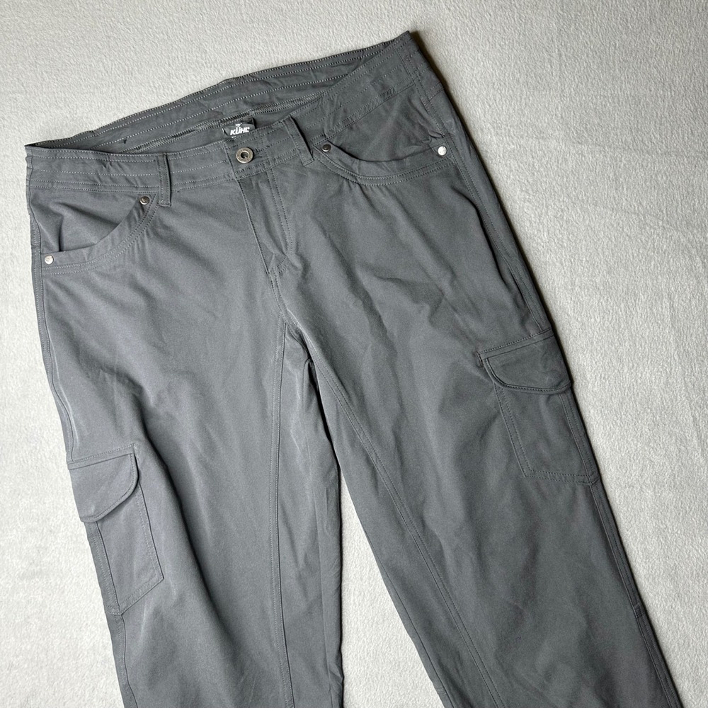 Kuhl Cargo‎ Hiking Pants Womens 10 Regular Gray Articulated Knee Outdoor Utility
